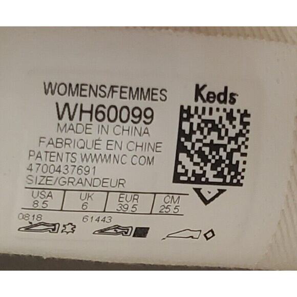 Kate Spade Keds Ace Leather Specchio Sneakers 8.5 Rose Gold WH60099 Ribbon Laces - Picture 2 of 10